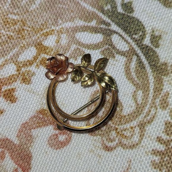 VTG Krementz Gold filled signed brooch - Picture 2 of 4